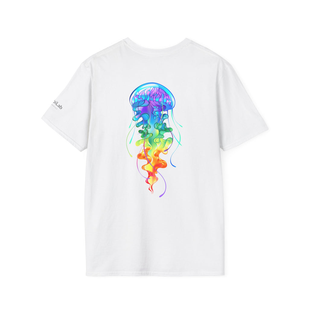 Rainbow Jellyfish T-Shirt — Minimal Streetwear Unisex