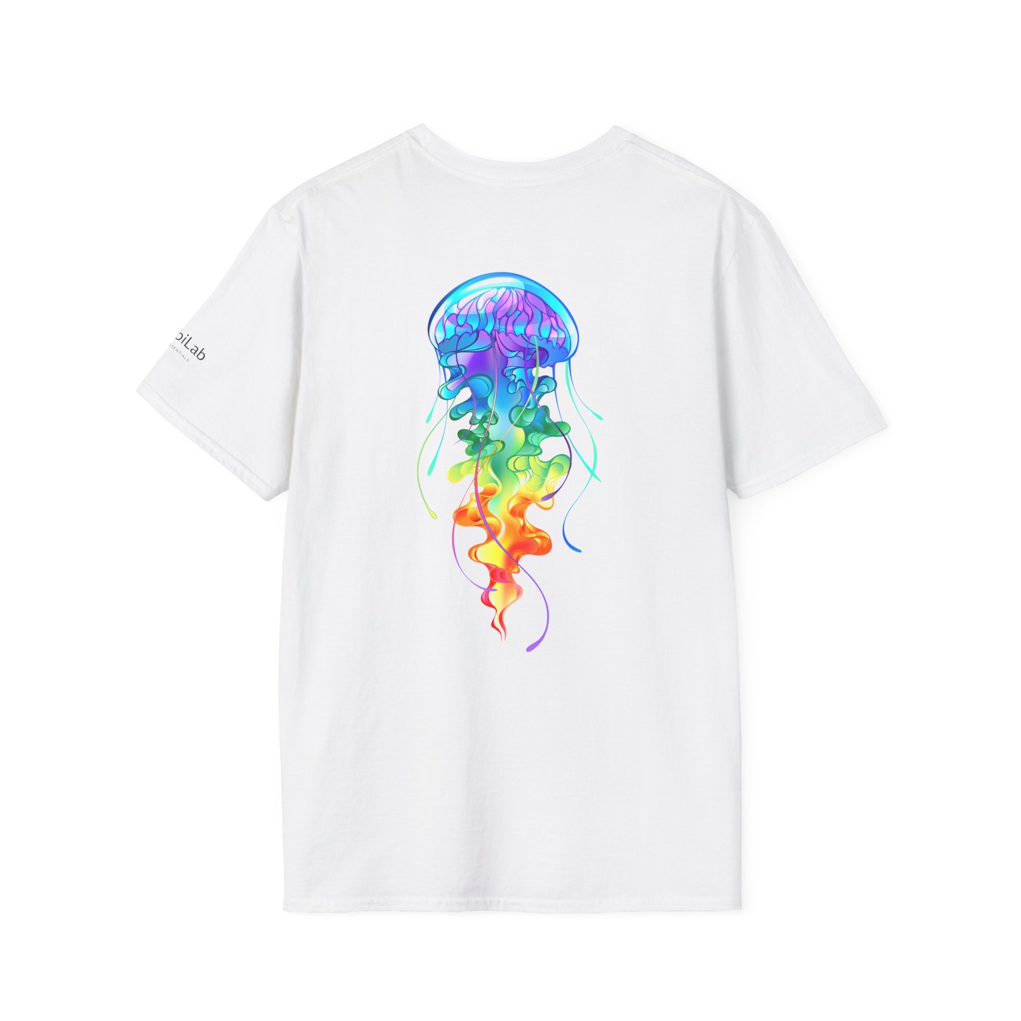 Rainbow Jellyfish T-Shirt — Minimal Streetwear Unisex