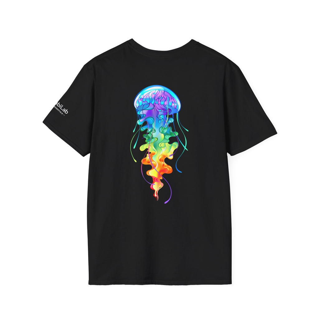 Rainbow Jellyfish T-Shirt — Minimal Streetwear Unisex