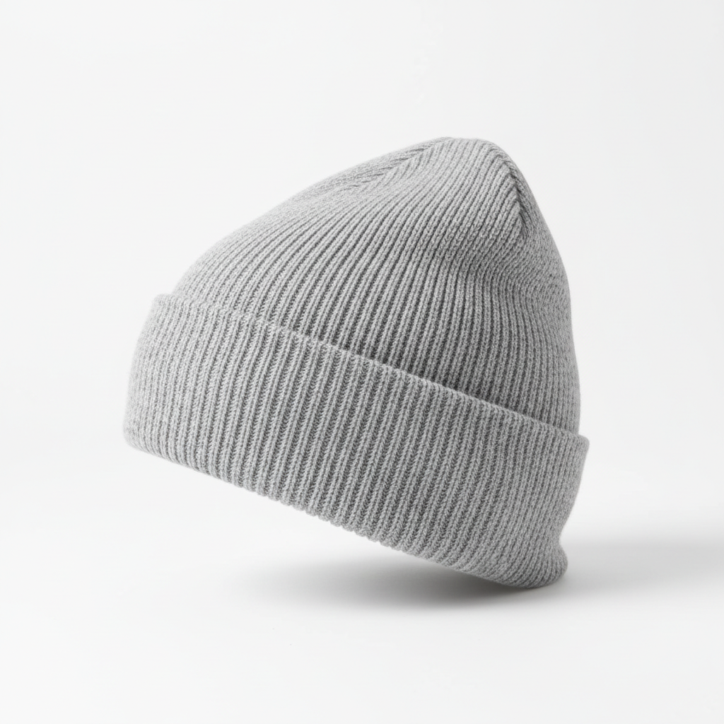 Beanie Grey Side View